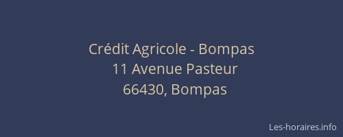 Cr&eacute;dit Agricole - Bompas
