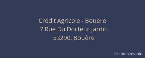 Crédit Agricole - Bouère