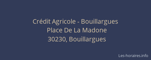 Crédit Agricole - Bouillargues