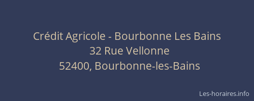 Crédit Agricole - Bourbonne Les Bains