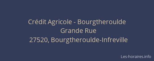 Crédit Agricole - Bourgtheroulde