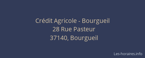 Cr&eacute;dit Agricole - Bourgueil
