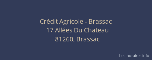 Cr&eacute;dit Agricole - Brassac