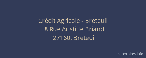 Crédit Agricole - Breteuil