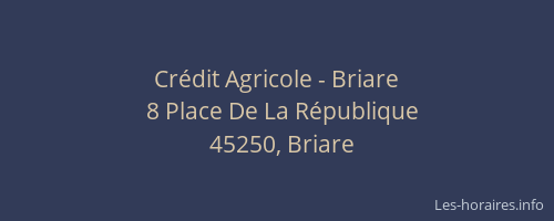 Crédit Agricole - Briare