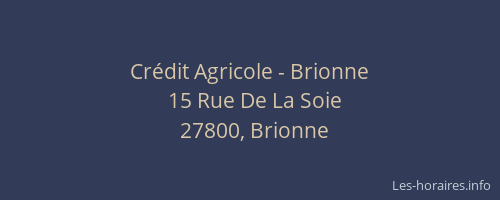 Cr&eacute;dit Agricole - Brionne