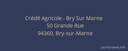Crédit Agricole - Bry Sur Marne