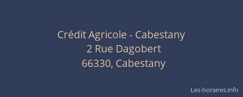 Cr&eacute;dit Agricole - Cabestany