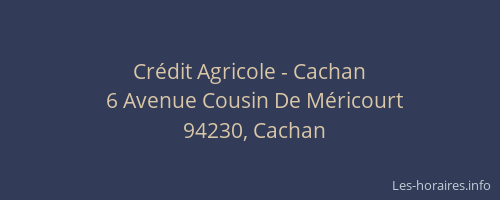 Crédit Agricole - Cachan