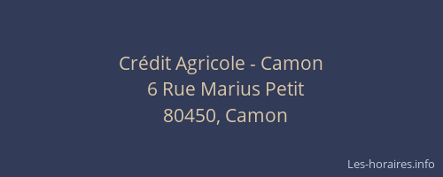 Crédit Agricole - Camon