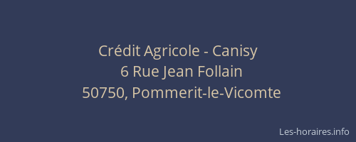 Crédit Agricole - Canisy