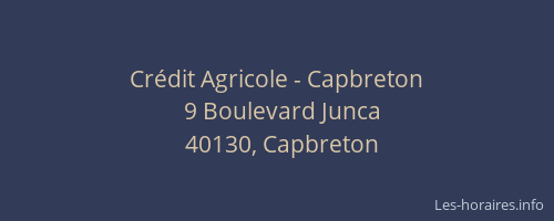 Crédit Agricole - Capbreton