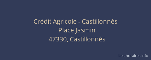 Crédit Agricole - Castillonnès