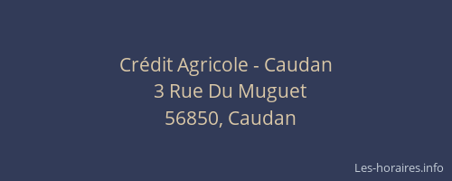 Cr&eacute;dit Agricole - Caudan