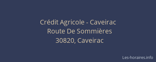 Cr&eacute;dit Agricole - Caveirac