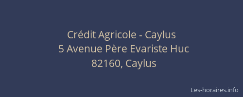 Crédit Agricole - Caylus