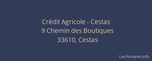 Crédit Agricole - Cestas