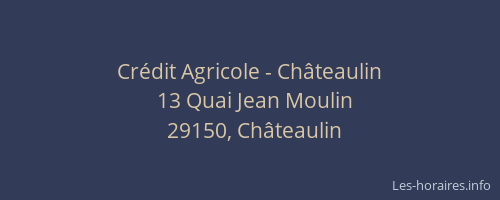 Crédit Agricole - Châteaulin