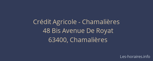 Crédit Agricole - Chamalières