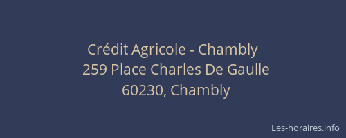 Cr&eacute;dit Agricole - Chambly