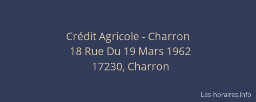 Crédit Agricole - Charron
