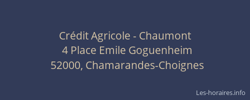 Crédit Agricole - Chaumont