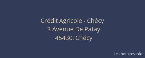 Crédit Agricole - Chécy