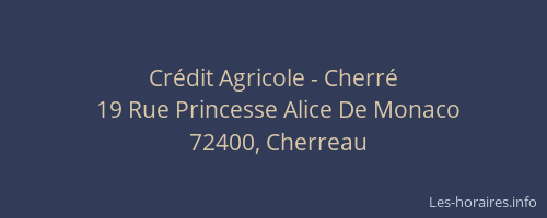 Crédit Agricole - Cherré