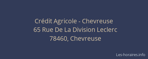 Crédit Agricole - Chevreuse