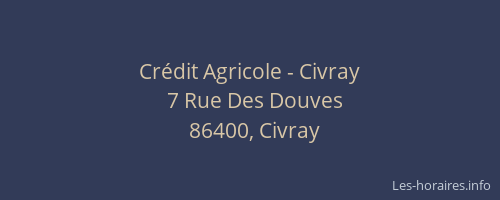 Crédit Agricole - Civray