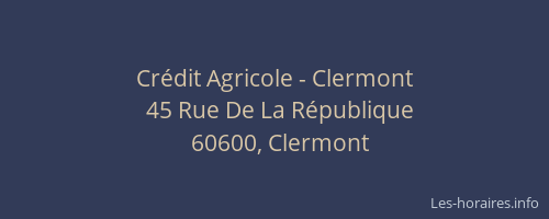 Crédit Agricole - Clermont