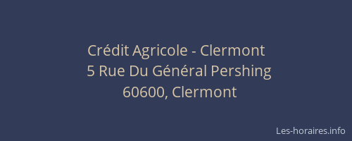 Cr&eacute;dit Agricole - Clermont
