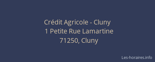 Crédit Agricole - Cluny