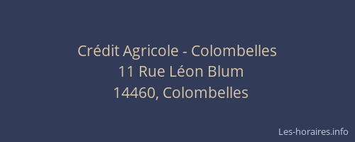 Crédit Agricole - Colombelles
