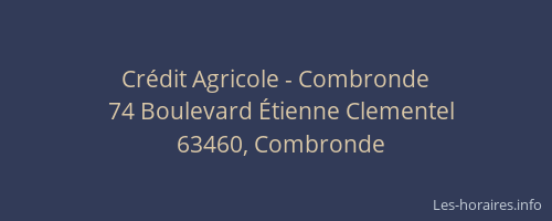 Crédit Agricole - Combronde