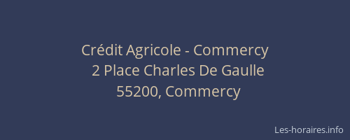 Crédit Agricole - Commercy