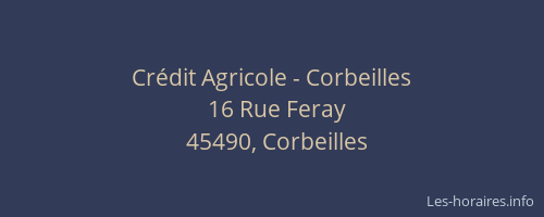 Crédit Agricole - Corbeilles