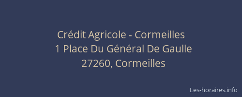 Cr&eacute;dit Agricole - Cormeilles