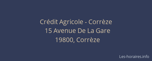Crédit Agricole - Corrèze