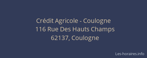Crédit Agricole - Coulogne