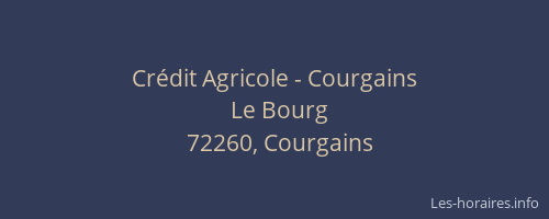 Crédit Agricole - Courgains