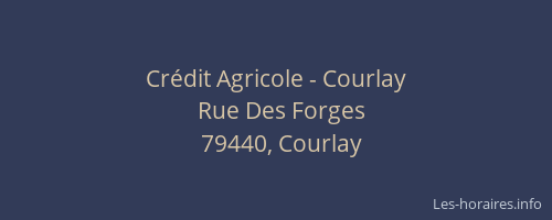 Crédit Agricole - Courlay