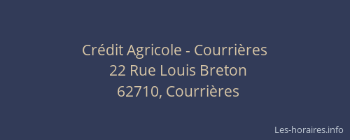 Cr&eacute;dit Agricole - Courri&egrave;res