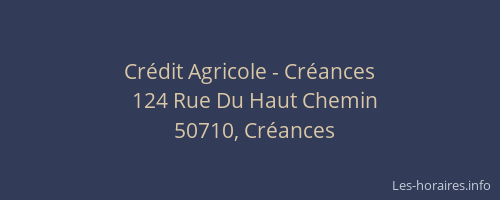Cr&eacute;dit Agricole - Cr&eacute;ances