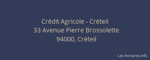 Crédit Agricole - Créteil