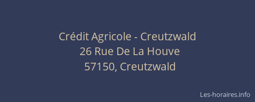 Cr&eacute;dit Agricole - Creutzwald
