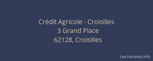 Crédit Agricole - Croisilles