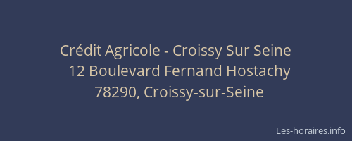 Cr&eacute;dit Agricole - Croissy Sur Seine