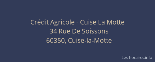 Crédit Agricole - Cuise La Motte
