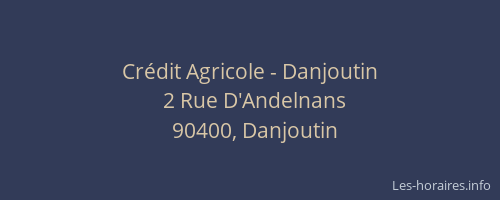 Crédit Agricole - Danjoutin